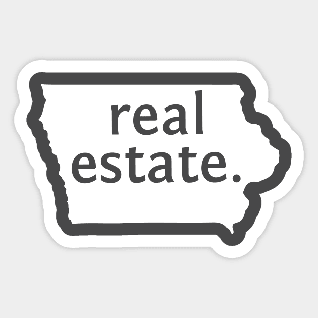 Iowa State Real Estate T-Shirt Sticker by Proven By Ruben